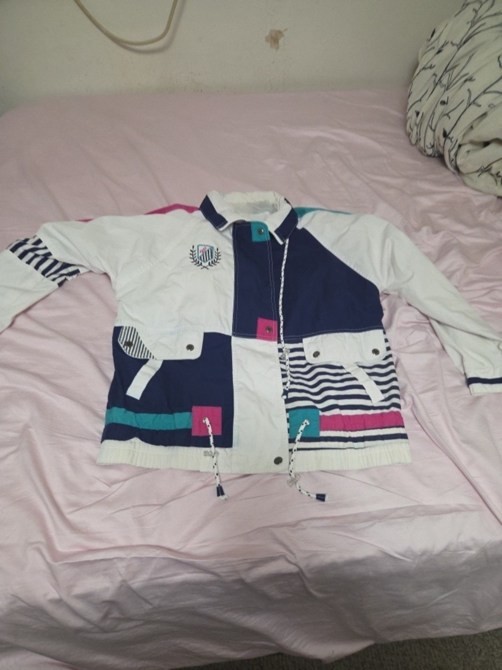 Vintage Izzi Ski Jacket Windbreaker Women's Size L Made in Egypt
